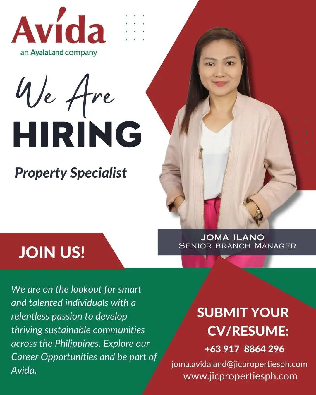 For Hire at Avida Ayalaland